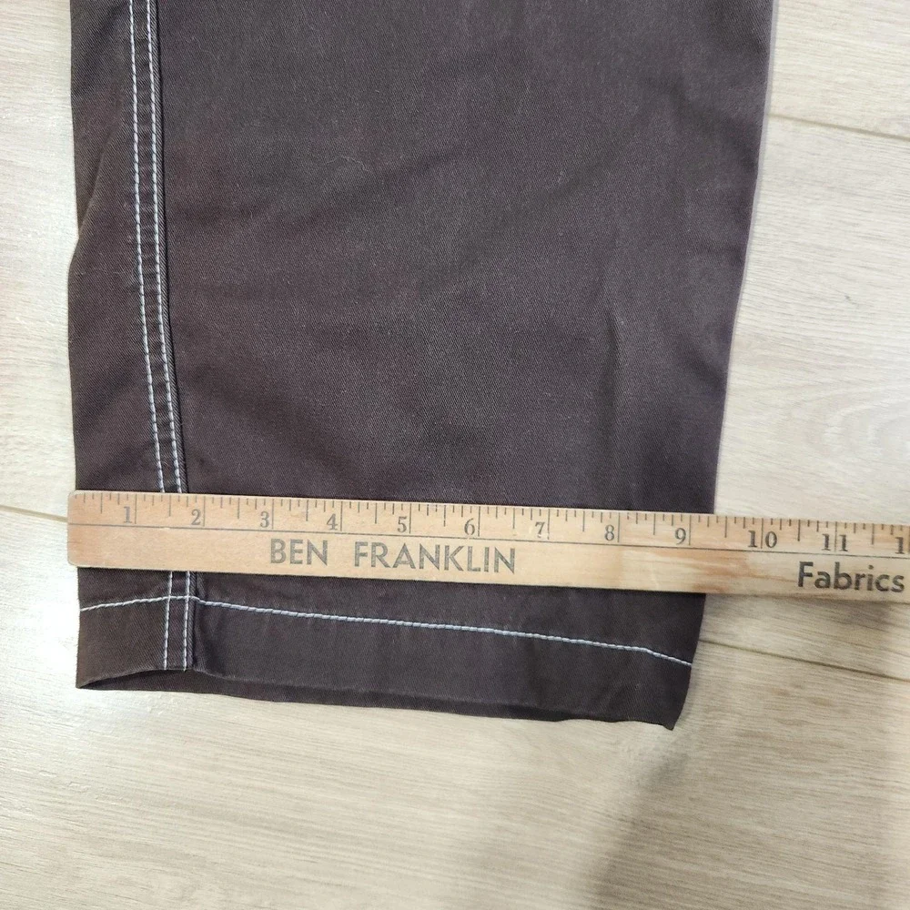 True Religion Pants Mens 30x32 Brown Cargo Canvas Military SN Workwear Casual